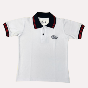 Polera Piqué Blanca Raitrai College